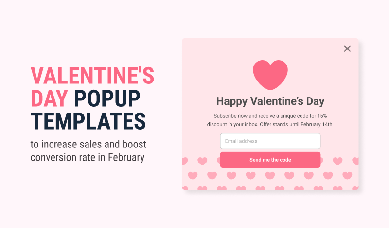 Best Valentine&rsquo;s Day Popup Examples for WordPress